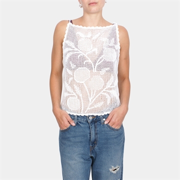 Edited Nilo Crochet Top Optic White 